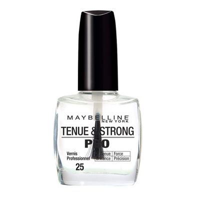 Vernis a ongles Tenue&Strong Pro GEMEY MAYBELINE, n°25 base transparente