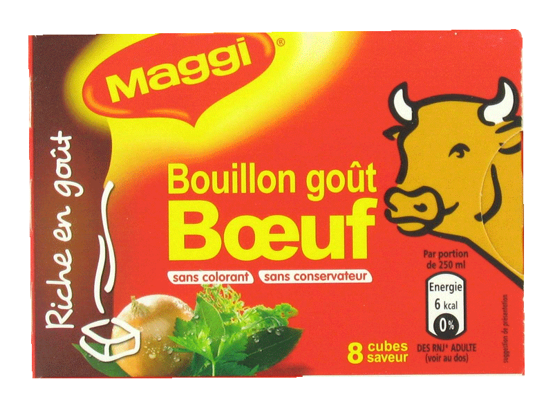 Bouillon de boeuf Maggi 8 tablettes 80g