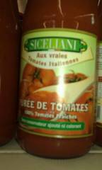 Sauce purée 100% tomates Siceliani