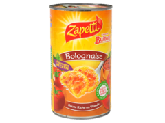 Zapetti, Ravioli Bolognaise sauce riche en boeuf, la boite de 1,2 kg