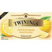 Twinings thé au citron intense 25 sachets 40g