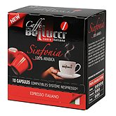 Café capsules Bellucci Sinfonia 100% arabica x10 550g