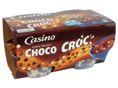 Crème dessert choco croc' 4x117g