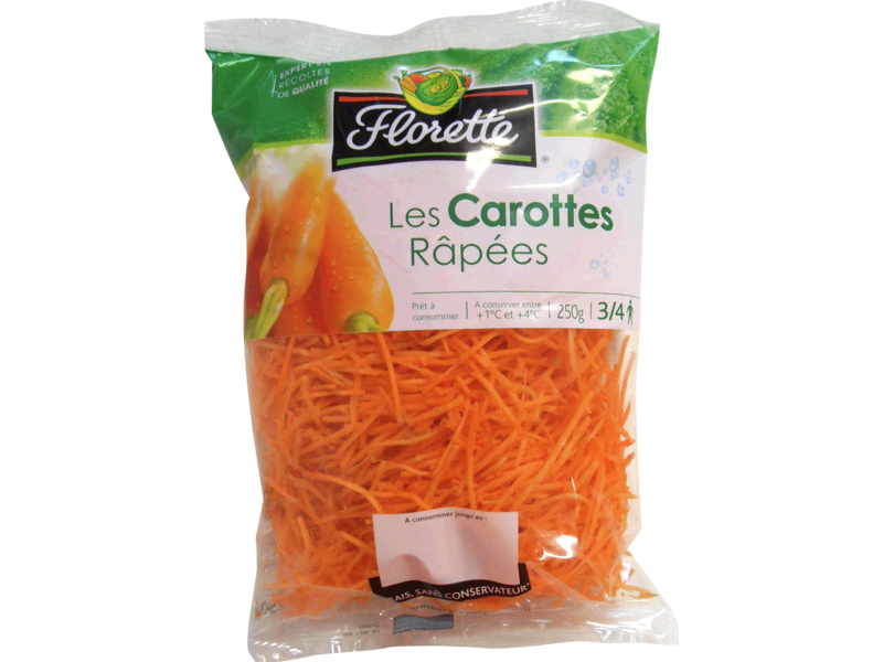 Florette les carottes rapees 250g