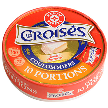 Coulommiers Les Croises 24%mg portions x10 350g