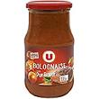 Sauce bolognaise U, bocal de 680g