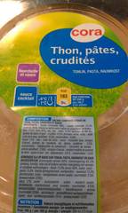 Cora salade thon pates crudites 250g