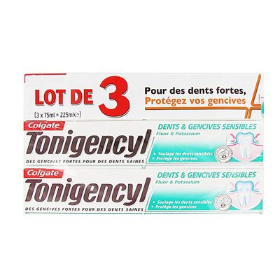 Dentifrice Colgate Tonigencyl Dents sensibles 3x75ml
