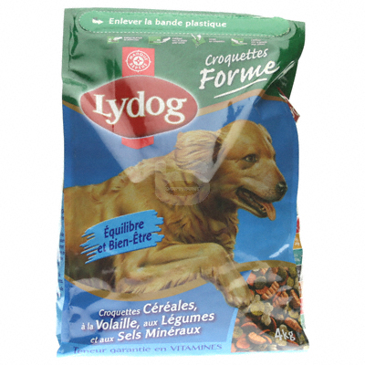 Croquettes chiens Lydog forme Volaille cereales 4kg