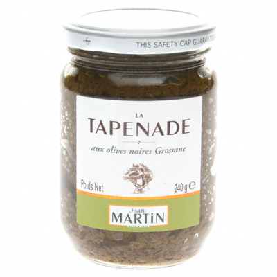 Jean Martin, Tapenade aux olives noires, le pot de 240g