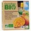 Compotes en gourde bio pomme mangue Carrefour Bio