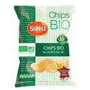 Sibell chips bio allégées en sel 130g
