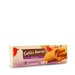 Biscuits sables fourres aux Figues - 15 biscuits