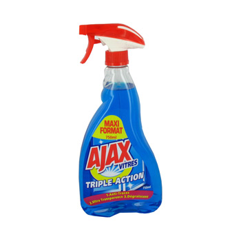 Spray nettoyant vitres Ajax Triple action 750ml