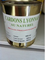Grandjean Cardons lyonnais au naturel la boite de 500 g net égoutté
