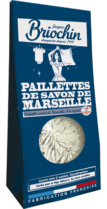 Jacques Briochin Lessive Paillettes de Savon de Marseille 750 g Lot de 2