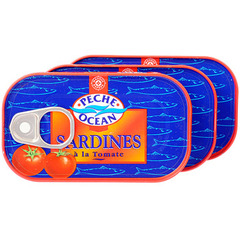 Sardines tomate Peche Ocean 3x69g