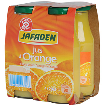 Jus orange Jafaden Briquelttes 4x20cl