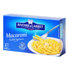 Rivoire & Carret, Macaroni, la boite de 250 g