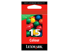 Lexmark, Cartouche 15 (18c2110b) , la cartouche d'encre de couleurs