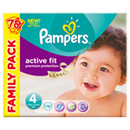 Pampers active fit family 2x39 taille 4