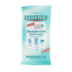 Sanytol lingette desinfectante multi-usages x24