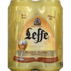 Biere blonde ABBAYE DE LEFFE, 6,6°, 4x50cl
