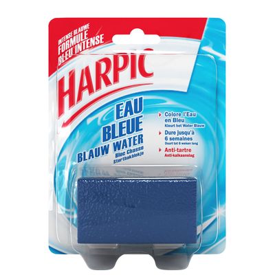 Harpic bloc chasse d'eau bleue formule concentree x1