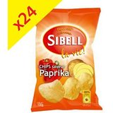 Colis de 24 paquets de Chips Paprika 100g