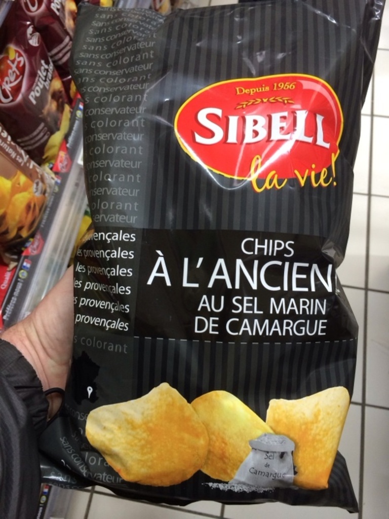 Chips au sel marin SIBELL, 270g