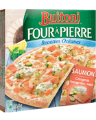 Pizza saumon courgettes fromage blanc aneth - Four à Pierre