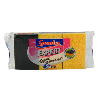 Expert - Eponges - 3 eponges