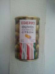 Ederki olives farcies au citron boîte 130g