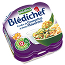 Blédichef fondue de courgettes macaronis 2x230g dès 12mois
