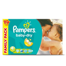 Pampers baby dry family 2x42