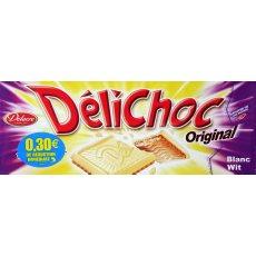 Biscuits Delichoc' au chocolat blanc DELACRE, 150g