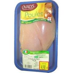 Ovalys, Escalopes de poulet, la barquette de 2 - 240 g