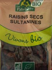 LA PATELIERE : Raisins secs