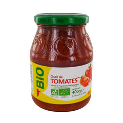 Auchan Mieux Vivre bio chair de tomates 400g