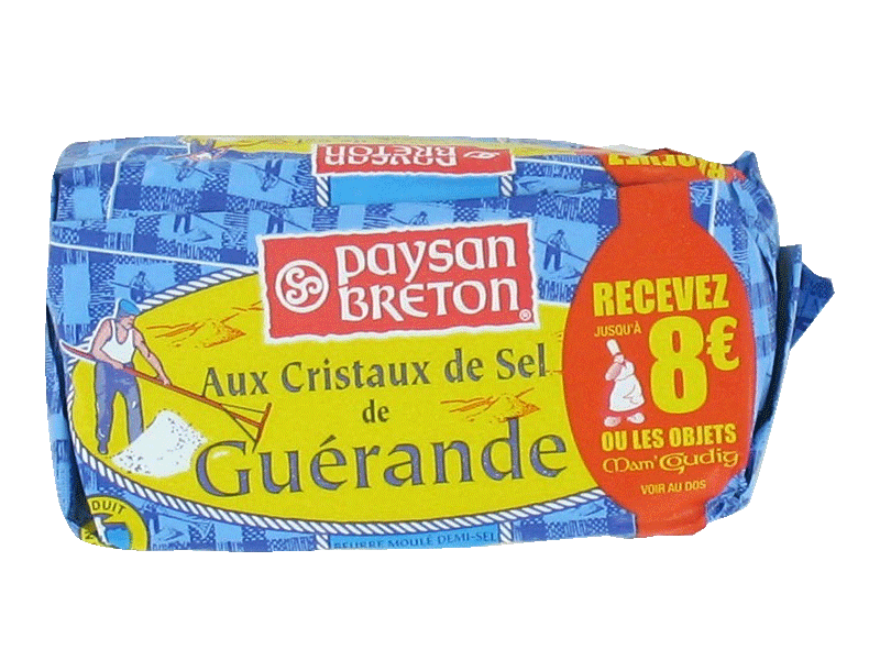 Beurre Paysan Breton Moule au sel de Guerande 250g