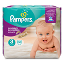 Pampers active fit mid pack 4/9kg midi change x30 taille3