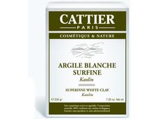 Cattier Vrac Argile Blanche Surfine 200 g Lot de 2