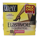 Well elastivoile indestructible transparent 22D taille 4 x2