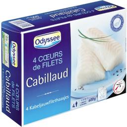 Odyssee, Coeur de filets de Cabillaud, la boite de 4 - 600 g
