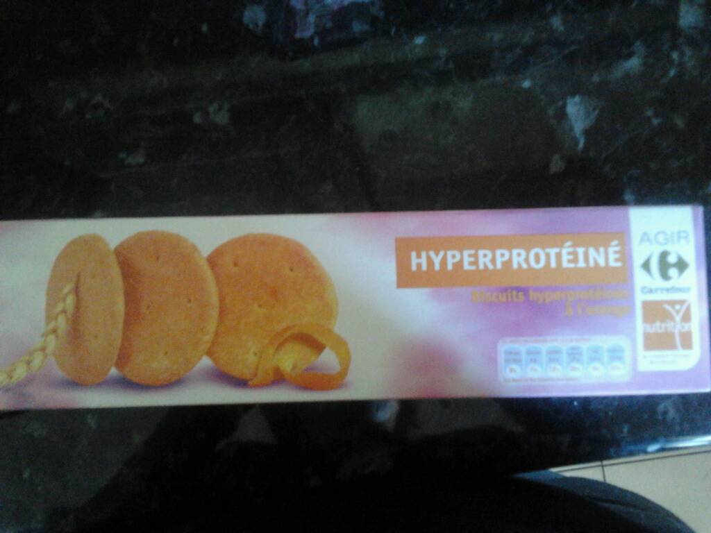Biscuits hyperprotéinés à l'orange