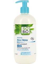 SO'BiO étic Lait Corps Hydratant pour Tous Types de Peaux Hydra Aloe Vera Bio 500 ml