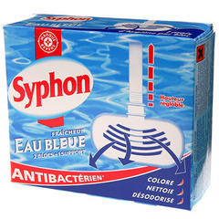 Blocs wc eau bleue Syphon x2 80g