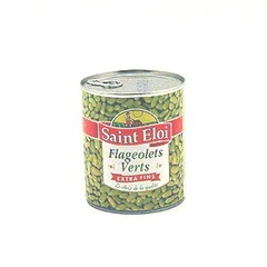Saint Eloi, Flageolets verts extra fins, la boite, 850ml