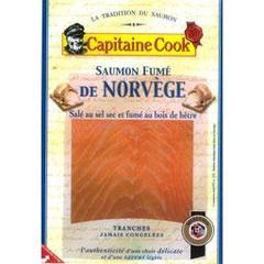 Capitaine Cook, Saumon fume norvegien 6 tranches, la plaque de 240 gr