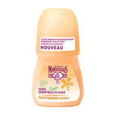 Le petit marseillais deodorant bille 24h sauge&fleur d'oranger 50ml